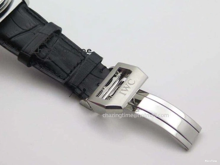 MIROTIME 0125 Bold Portuguese Real PR IW500704 ZF 1:1 Best Edition On Black Leather Strap A 7374